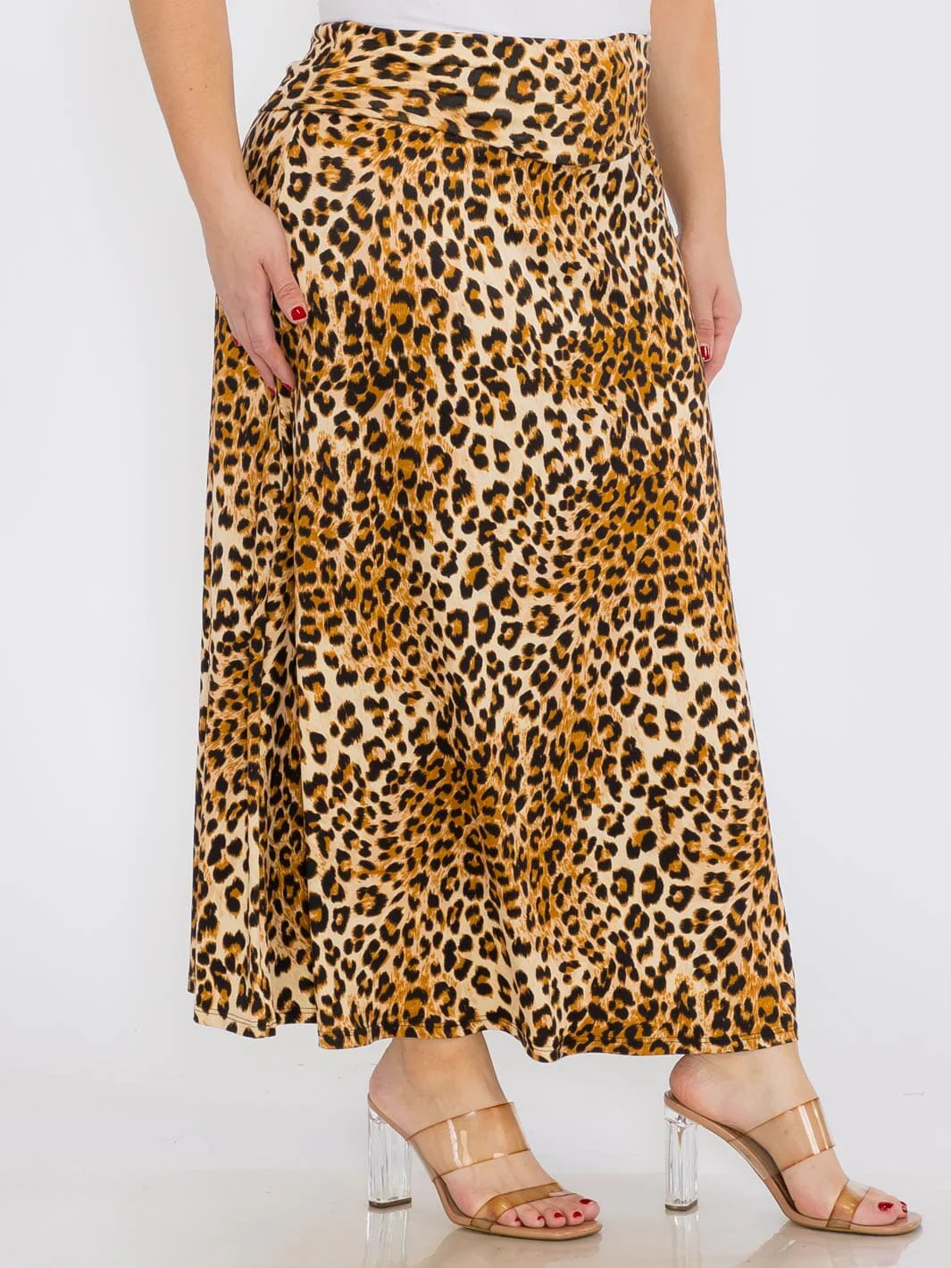 couples skirts matching -Animal Print Maxi Skirt