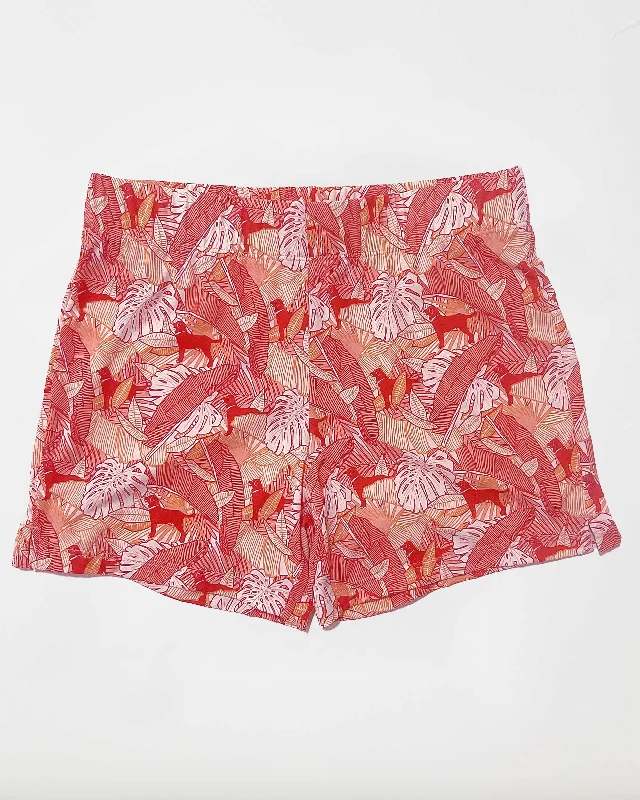 pearl button shorts -Kids Tropic Swim Shortie