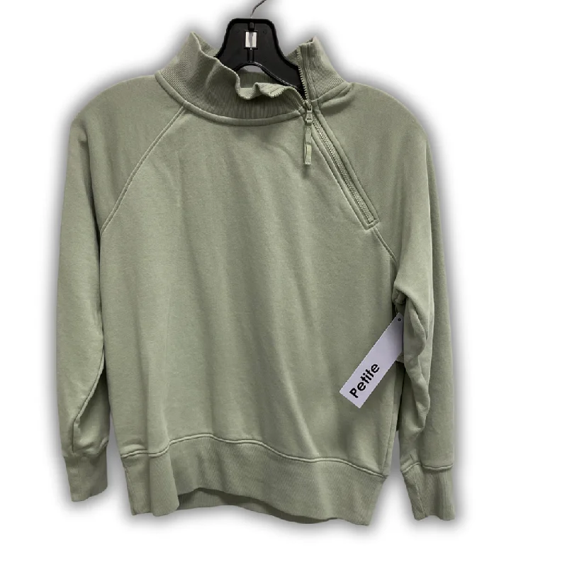 Retro sweatshirts brown -Sweatshirt Collar By Lou And Grey In Green, Size: Xxsp