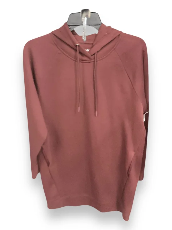 Striped pullover sweatshirts white -Athletic Sweatshirt Hoodie By Old Navy In Burgundy, Size: Xs