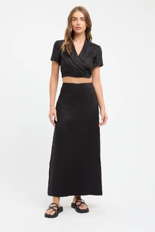 high-waisted skirts chic -Tahiti Midi Skirt