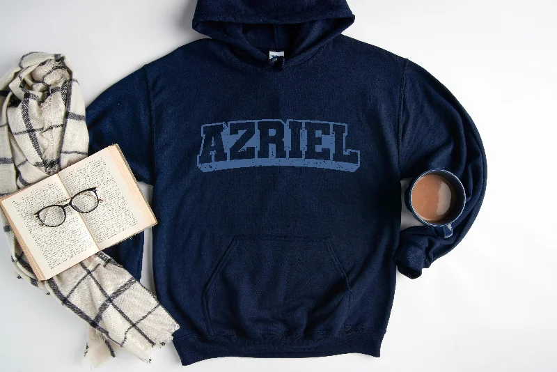 Lightweight pullover hoodie white -azriel hoodie