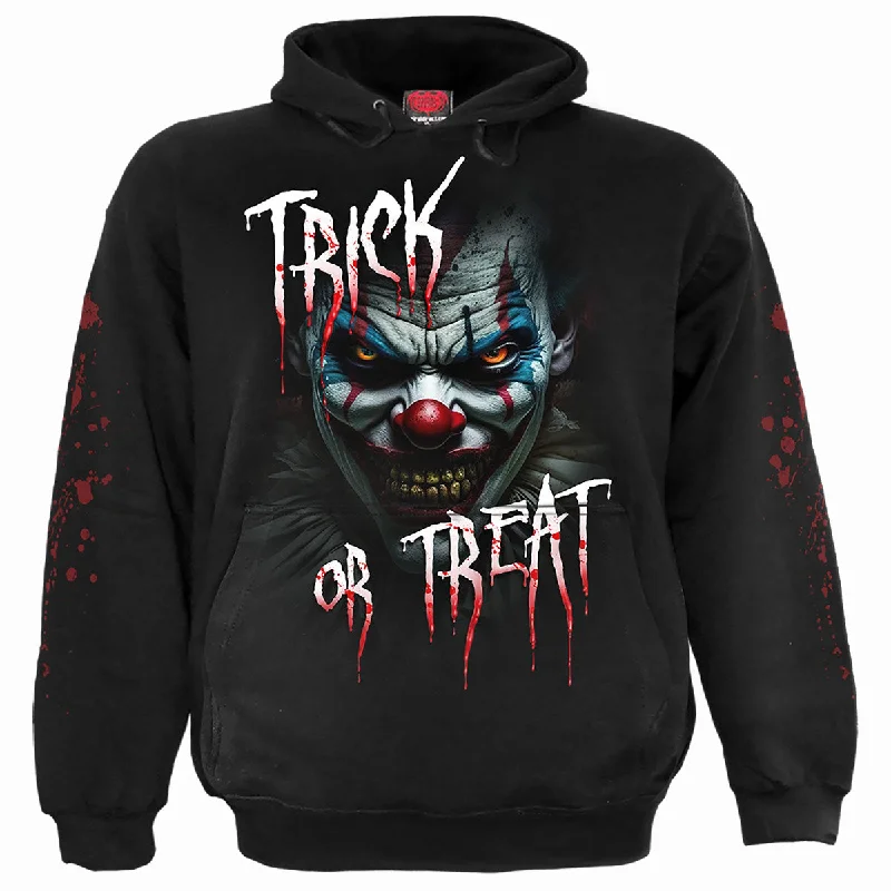 Retro fleece hoodie green -TRICK OR TREAT - Hoody Black