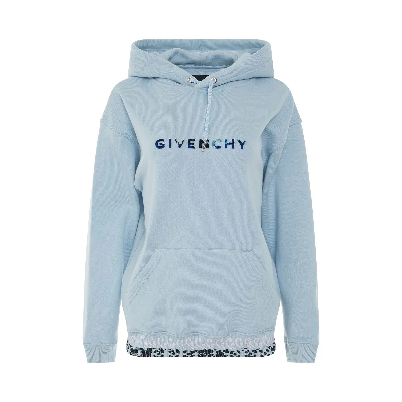 Lightweight pullover hoodie grey -Regular Fit Hoodie in Light Blue