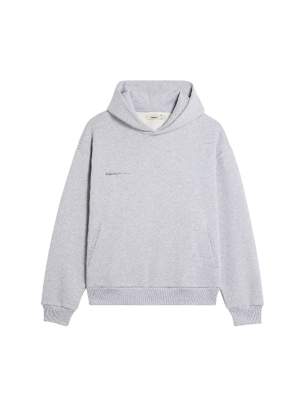 Soft zip-up hoodie white -Mens 365 Heavyweight Hoodie—grey marl