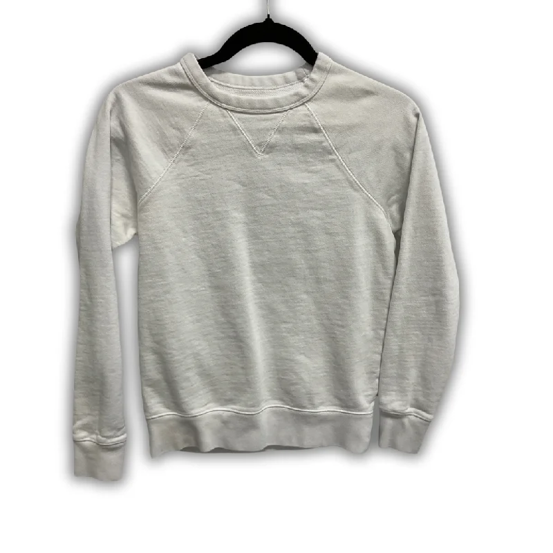 Grey crewneck sweatshirts men -Sweatshirt Crewneck By Everlane In White