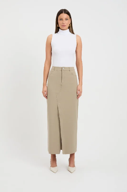 fleece lined skirts -Berlin Maxi Skirt