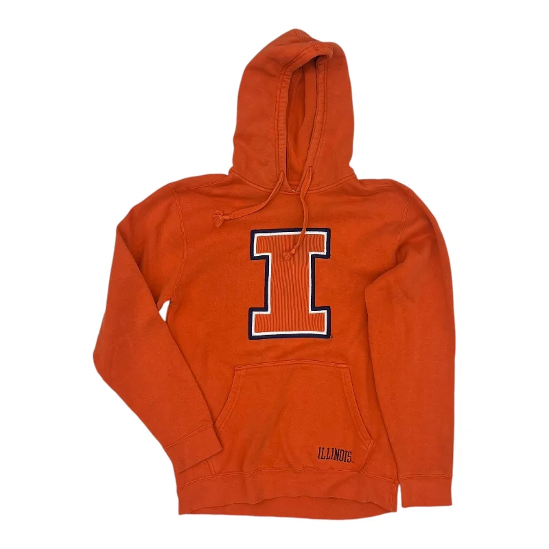 Athletic cotton sweatshirts black -Sweatshirt Hoodie By Pro Player In Orange, Size:S