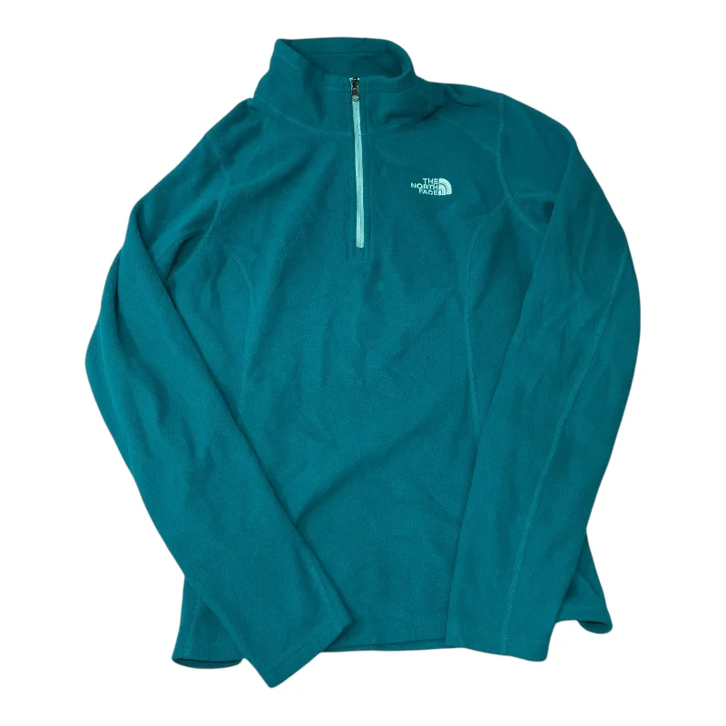 Cozy pullover sweatshirts black -Sweatshirt Collar By The North Face In Green, Size: S