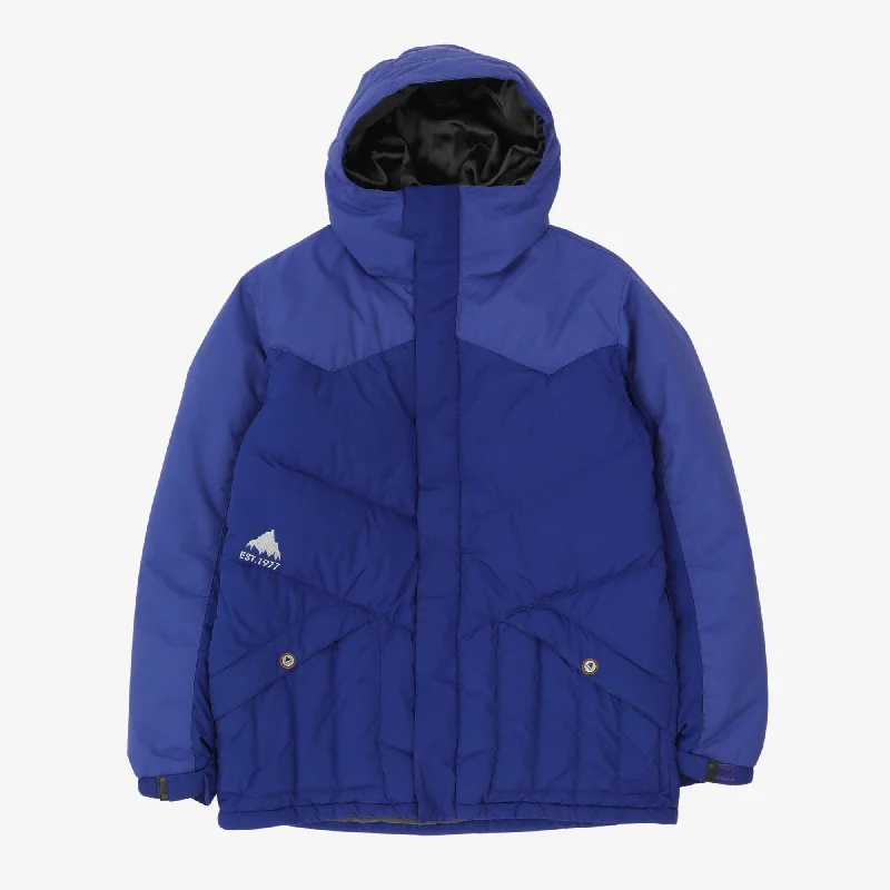 Corduroy puffer jacket women -Snowboarding Down Jacket