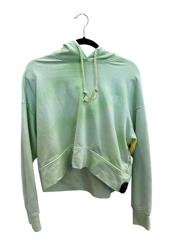 Embroidered cotton sweatshirts grey -Sweatshirt Hoodie By The North Face In Green, Size: M