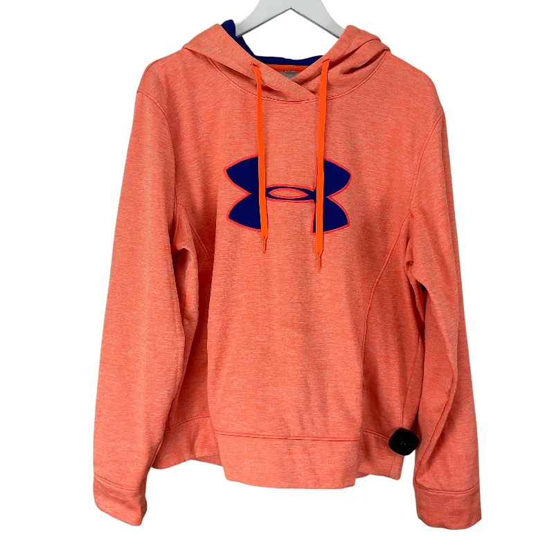 Cropped graphic sweatshirts blue -Sweatshirt Hoodie By Under Armour In Orange, Size: Osfm