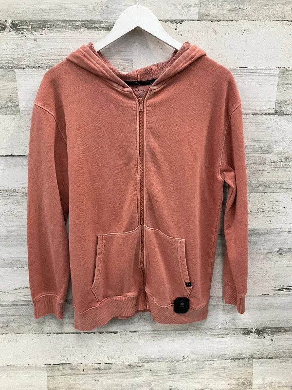 Retro fleece sweatshirts blue -Sweatshirt Hoodie By Clothes Mentor In Orange, Size: Xxl