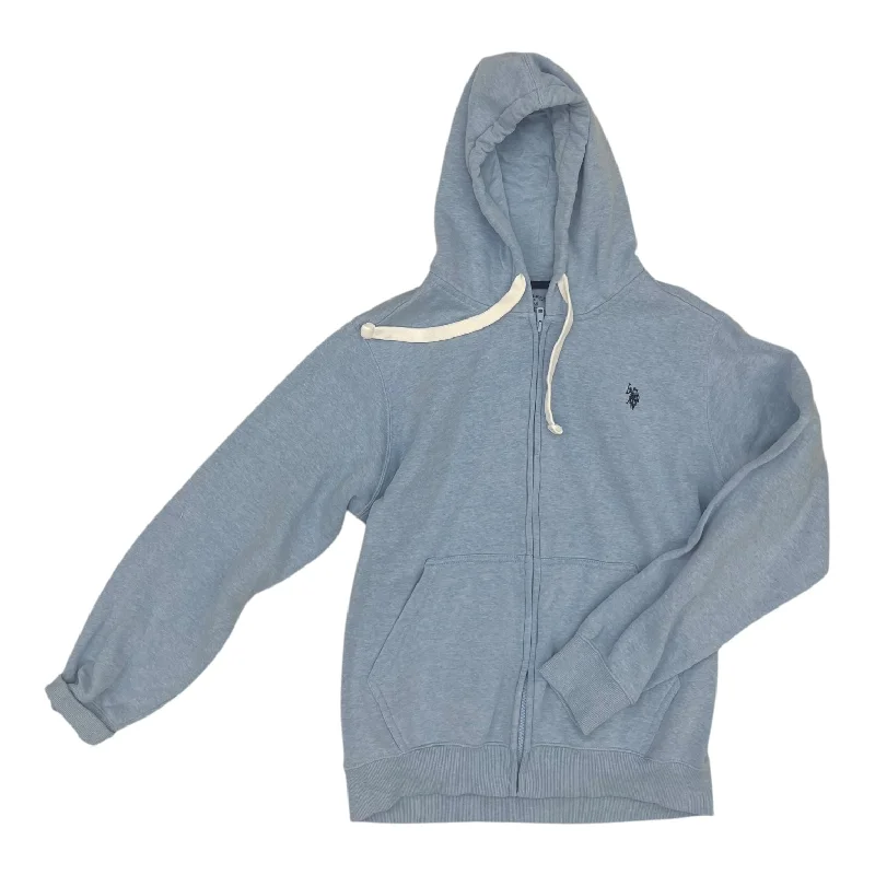 Custom sweatshirts printed -Sweatshirt Hoodie By Us Polo Assoc In Blue, Size:M