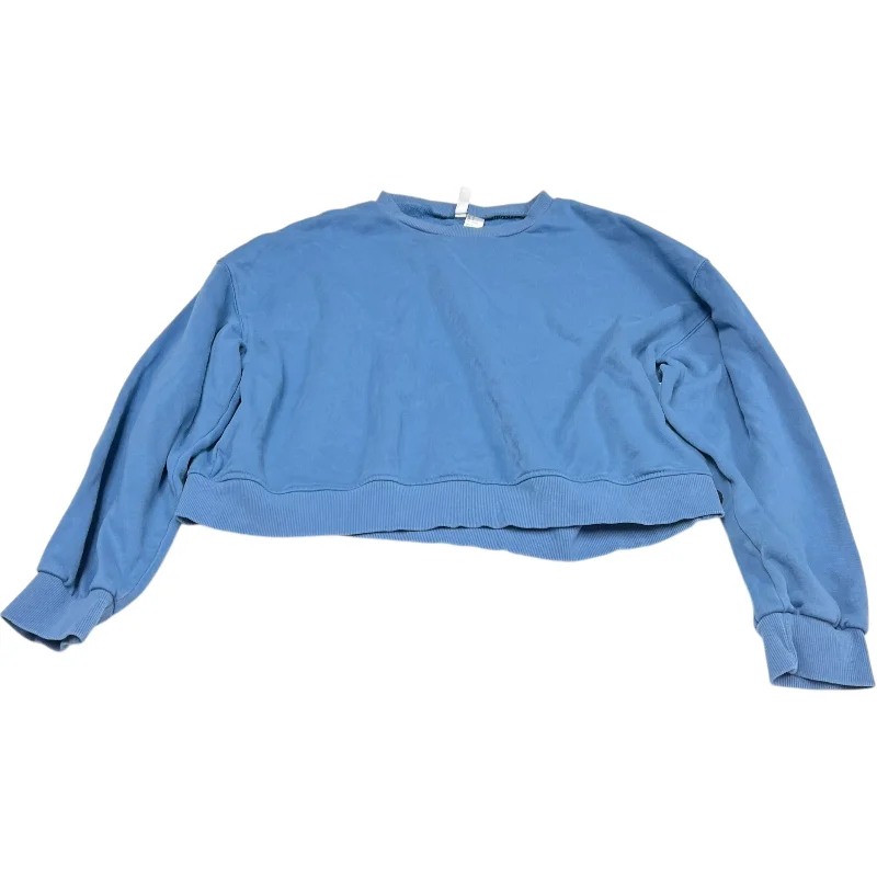 Lightweight pullover sweatshirts red -Sweatshirt Crewneck By Divided In Blue, Size: M