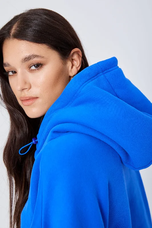 Oversized pullover hoodie pink -ROZALIA x ATOIR Womens The Hoodie Cobalt