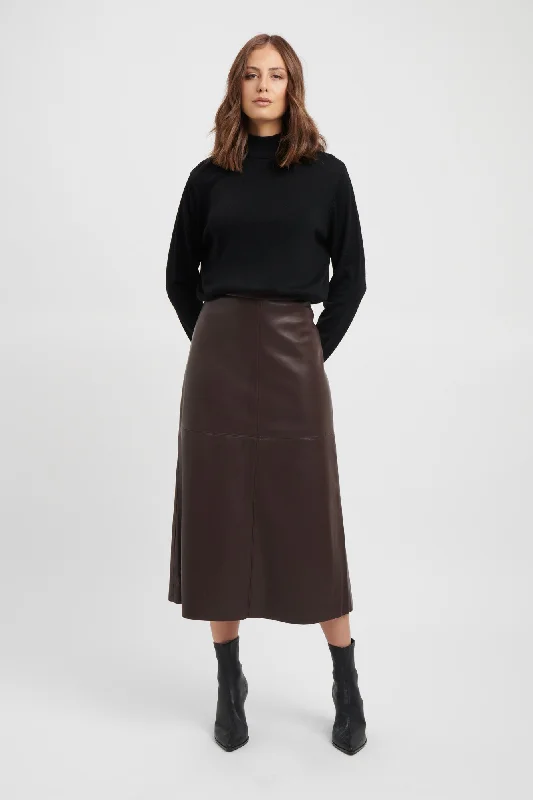 inverted pleat skirts -Phoenix Midi Skirt