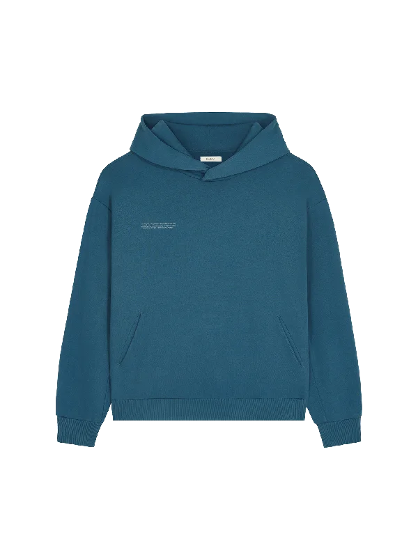 Soft pullover hoodie beige -Mens DNA Hoodie—storm blue