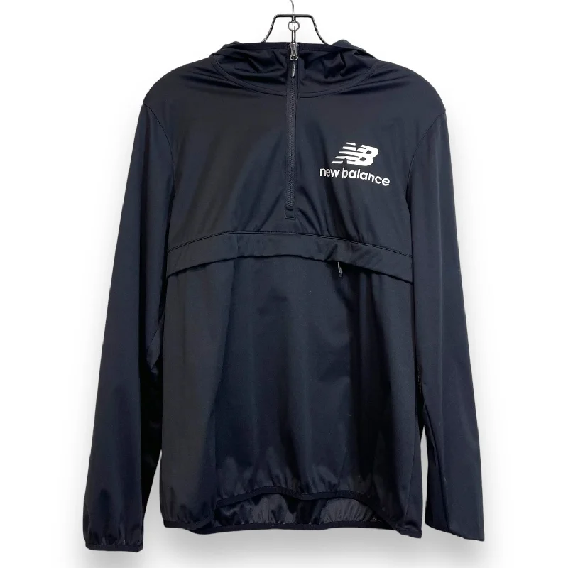 Lightweight pullover sweatshirts navy -Sweatshirt Hoodie By New Balance In Black, Size: L