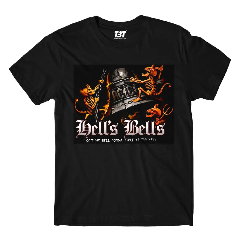 charity event t-shirts -AC/DC T shirt - Hell's Bells