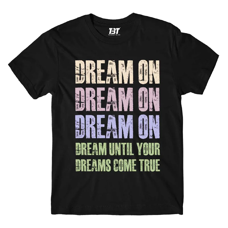 anniversary t-shirts -Aerosmith T shirt - Dream On Typography