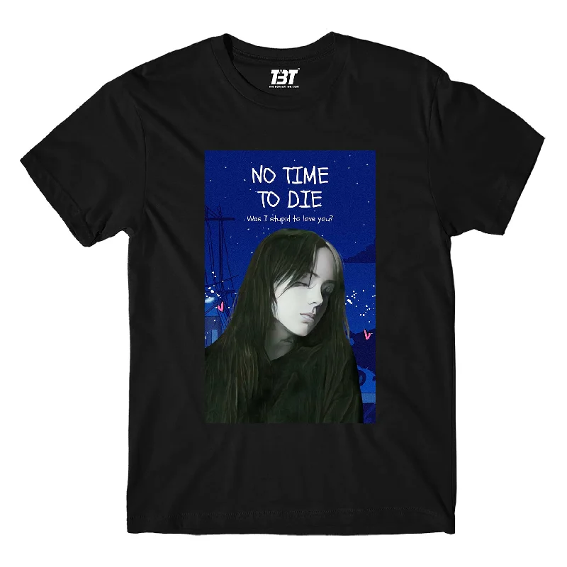 tie-dye swirl t-shirts -Billie Eilish T shirt - No Time To Die