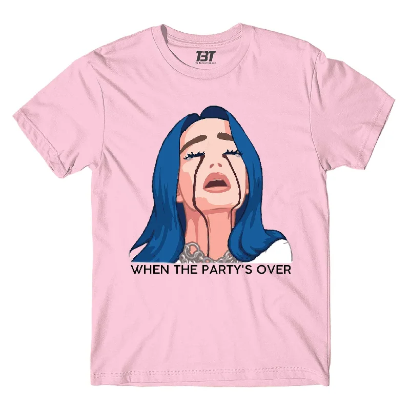 concert t-shirts fans -Billie Eilish T shirt - When the Party's Over