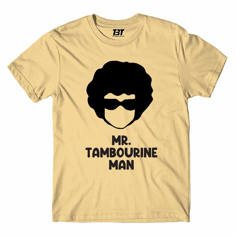 distressed t-shirts vintage -Bob Dylan T shirt - Mr. Tambourine Man