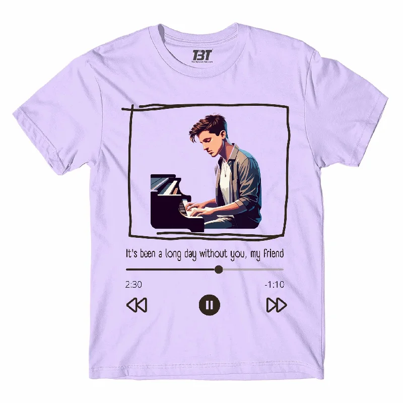 pink ribbon t-shirts -Charlie Puth T shirt - See You Again