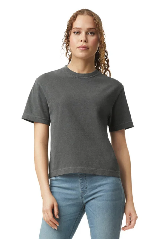 padded t-shirts cozy -Comfort Colors Womens Short Sleeve Crewneck T-Shirt - Pepper Grey