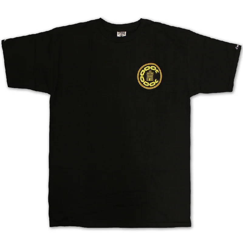 mesh panel t-shirts -Crooks & Castles Crooks Basic T-shirt Black