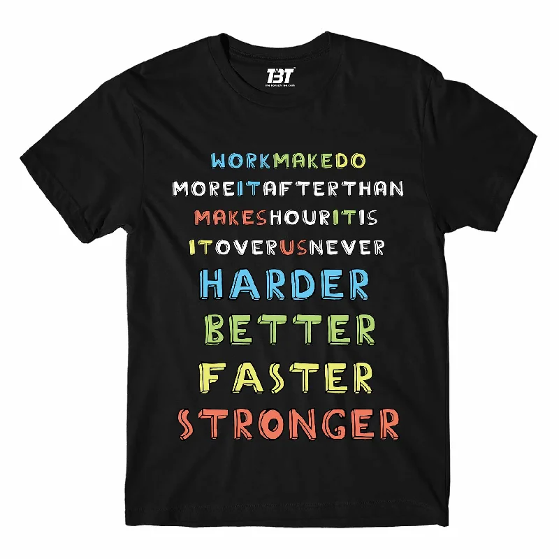 custom photo t-shirts -Daft Punk T shirt - Harder, Better, Faster, Stronger