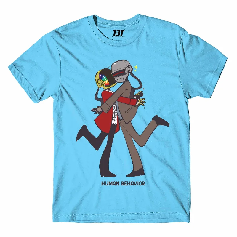 digital print t-shirts -Daft Punk T shirt - Human Behavior