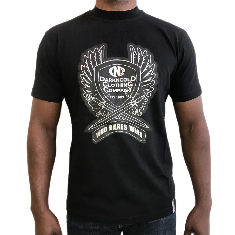 event promo t-shirts -Darkncold Who Dares Wins SAS T-shirt