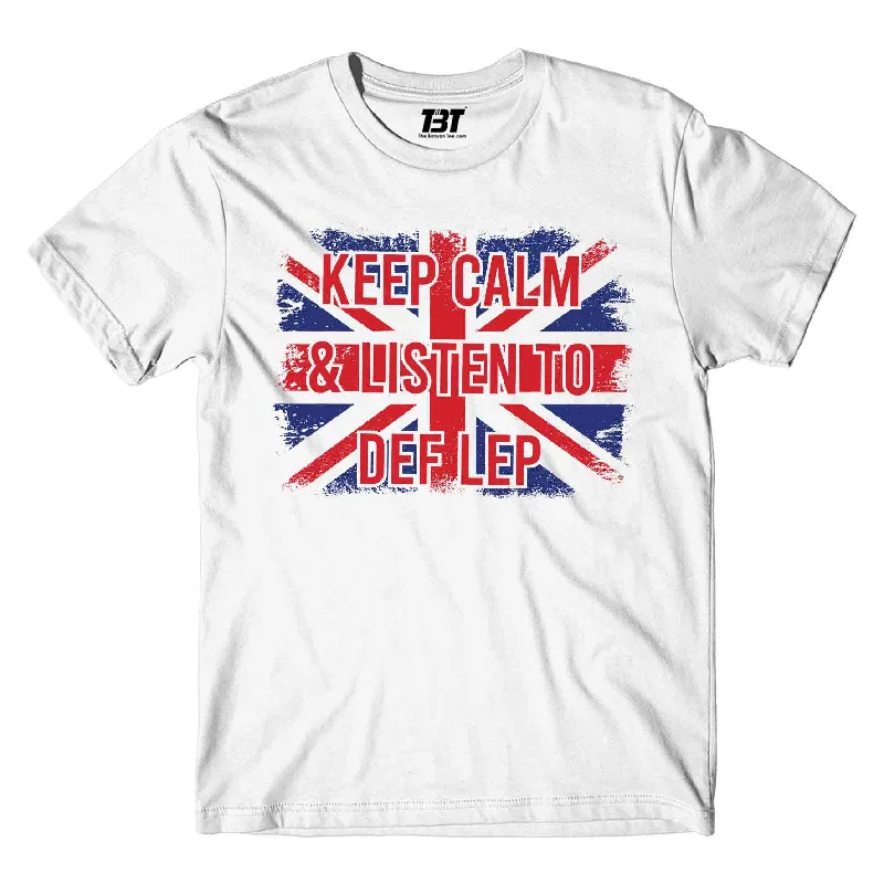 tagless t-shirts soft -Def Leppard T shirt - Keep Calm