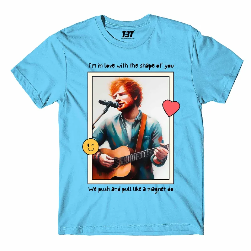 camouflage t-shirts rugged -Ed Sheeran T shirt - Shape Of You