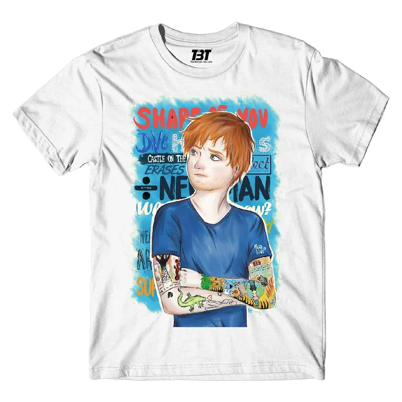 geeky t-shirts fandom -Ed Sheeran T shirt - Teddy