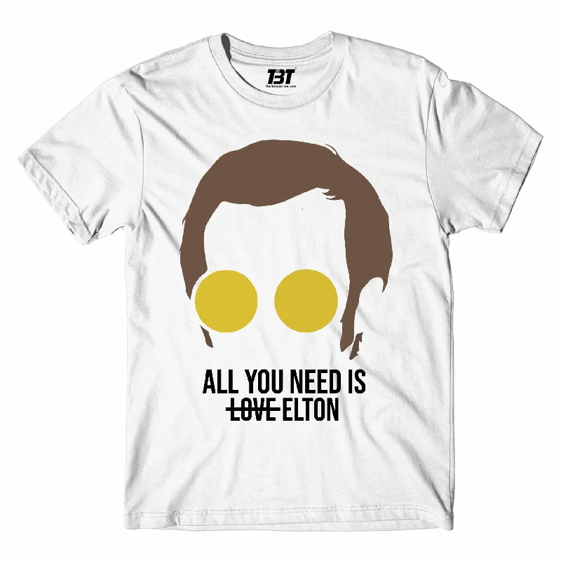 racerback t-shirts -Elton John T shirt - All You Need Is Elton