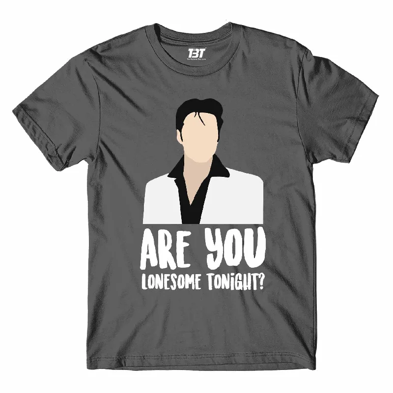 biker t-shirts rugged -Elvis Presley T shirt - Are You Lonesome Tonight?