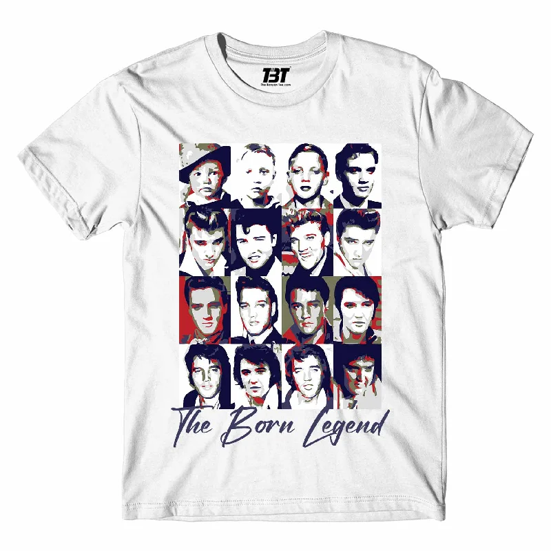 souvenir t-shirts -Elvis Presley T shirt - The Born Legend