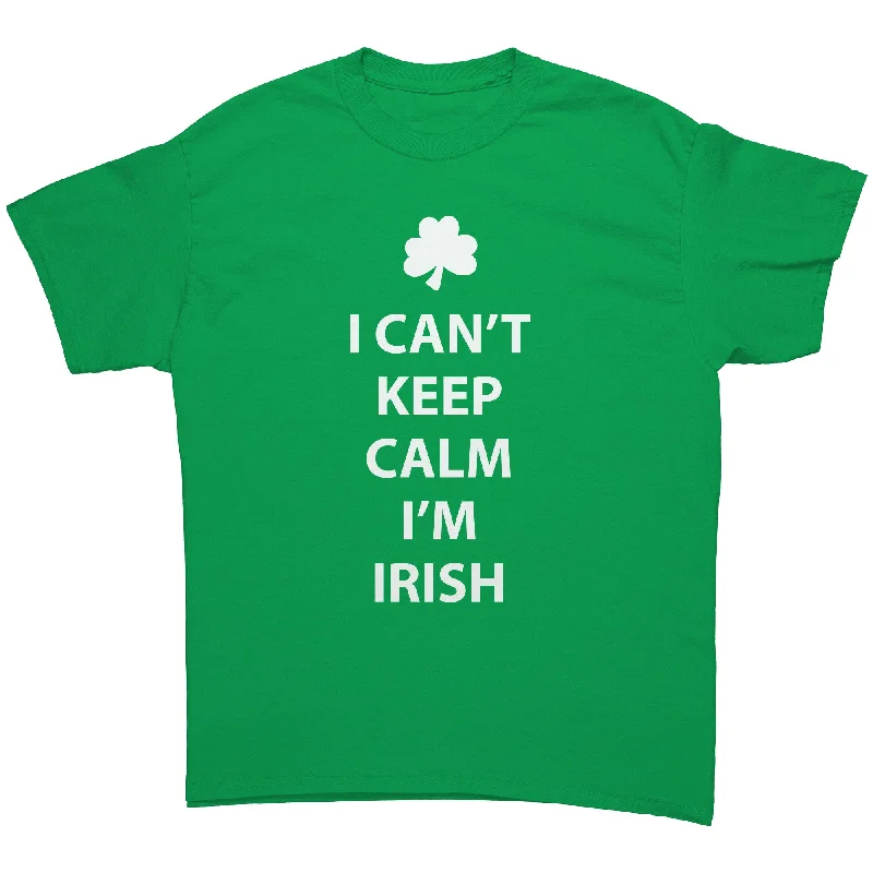 initial t-shirts monogram -I Can't Keep Calm, I'm Irish Unisex T-Shirt