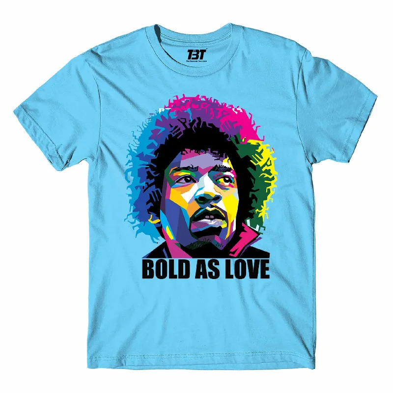 oversized graphic t-shirts -Jimi Hendrix T shirt - Bold As Love