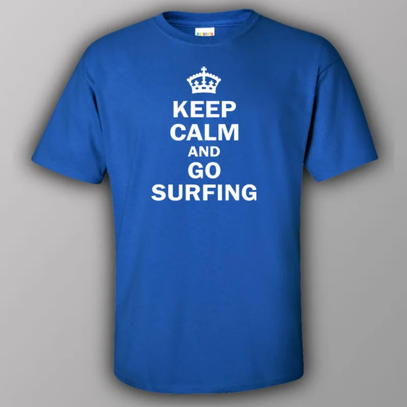 tank top t-shirts -Keep calm and go surfing - T-shirt