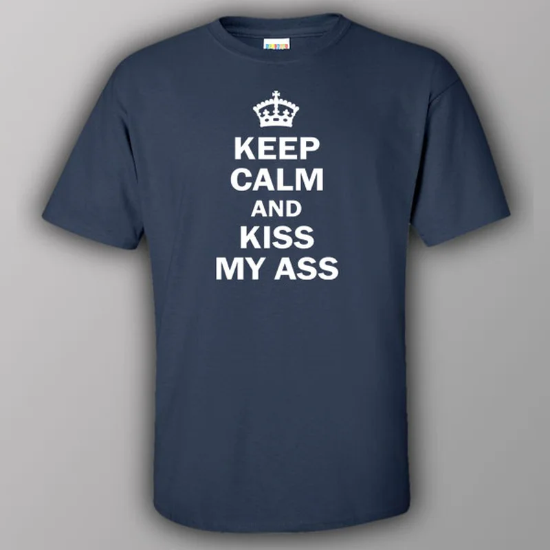 surfing t-shirts beach -Keep calm and kiss my ass - T-shirt