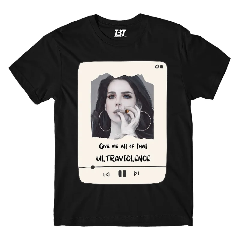 soft fabric t-shirts -Lana Del Rey T shirt - Ultraviolence