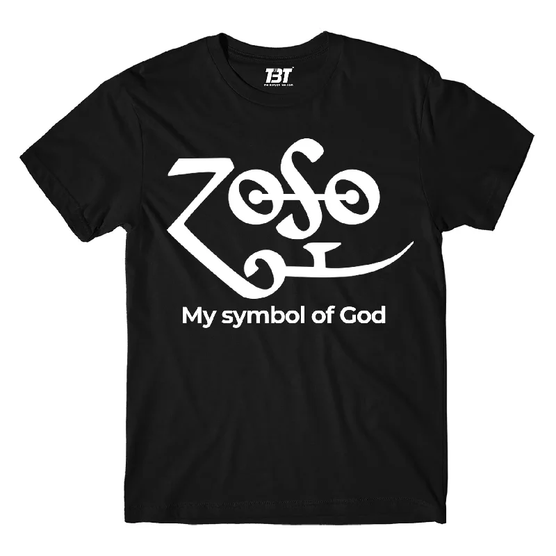 enzyme wash t-shirts -Led Zeppelin T shirt - My Symbol Of God