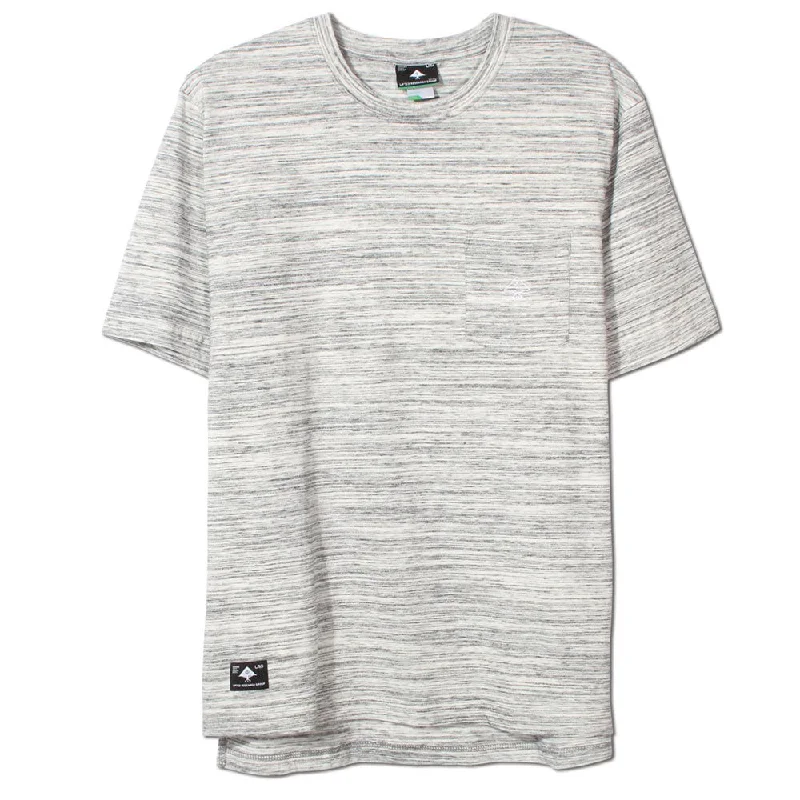 fleece lined t-shirts -Lrg All Natural Knit T-shirt Charcoal Heather