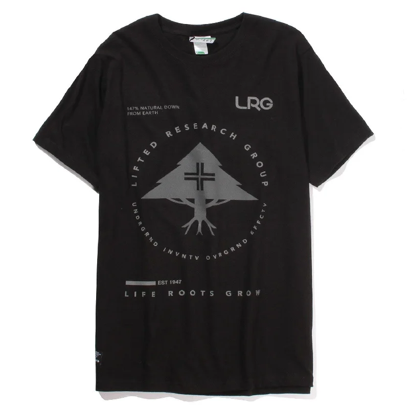 peplum t-shirts women -LRG RC Pinnacle T-shirt Black