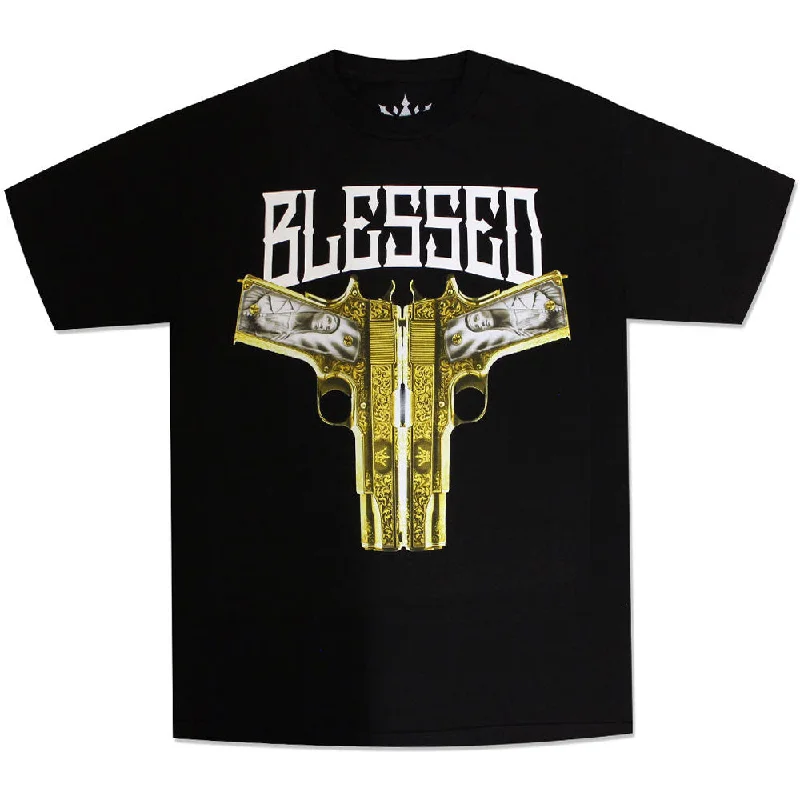 3D print t-shirts -Mafioso Blessed T-Shirt Black