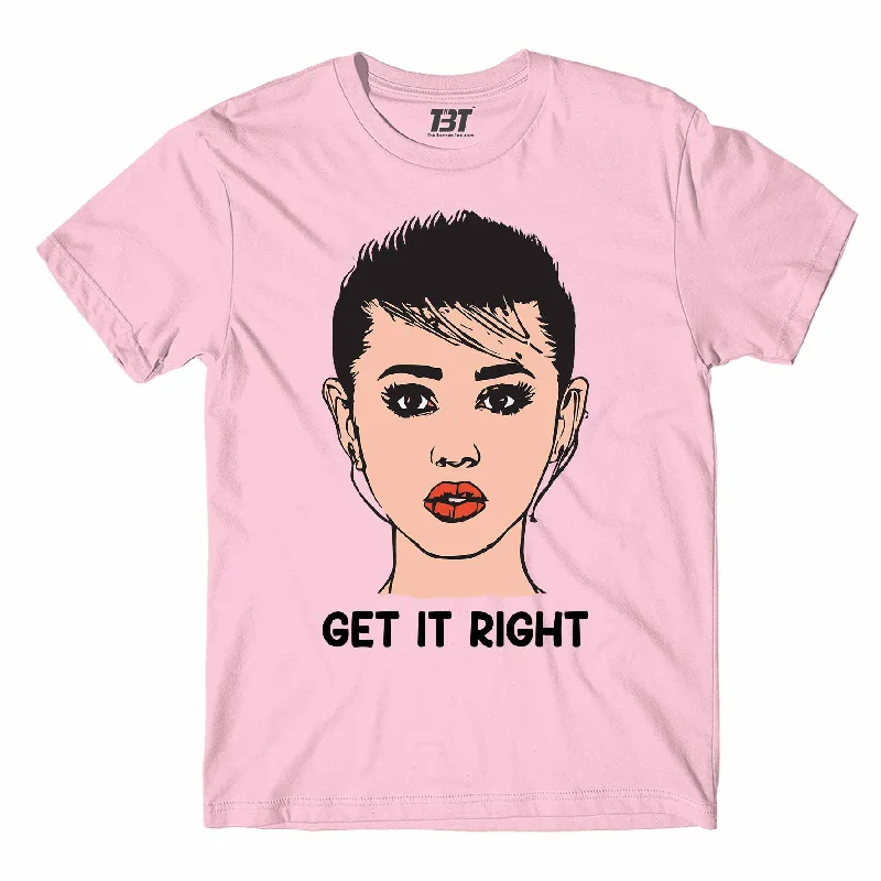 holographic t-shirts -Miley Cyrus T shirt - Get It Right